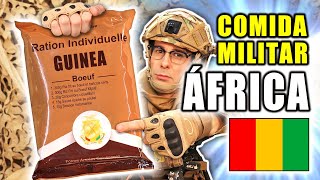 Probando COMIDA MILITAR DE ÁFRICA GUINEA  MRE Menu 1 [upl. by Yasnyl]