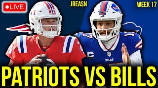 NEW ENGLAND PATRIOTS VS BUFFALO BILLS LIVE STREAM WEEK 17 REACTION WATCH LIVE PLAY BY PLAY SCORES [upl. by Saidel617]