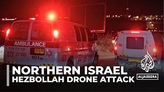 Four soldiers killed in Hezbollah drone attack on Israeli military site [upl. by Doran]