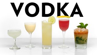 5 Tasty Vodka Cocktails Simple Recipes [upl. by Farny319]