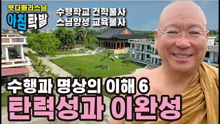 8월 18일 붓다빠라 스님의 아침탁발불교 수행 명상 수행과 명상의 이해 여섯 탄력성과 이완성 [upl. by Nelag426]