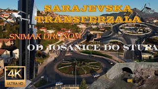 SARAJEVSKA TRANSFERZALA  od Jošanice do Stupa  Kompletna dionica u jednom videu 4K dronekamenjas [upl. by Bathesda]