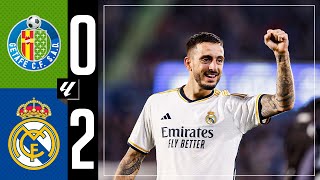 Getafe CF 02 Real Madrid  HIGHLIGHTS  LaLiga 202324 [upl. by Possing]