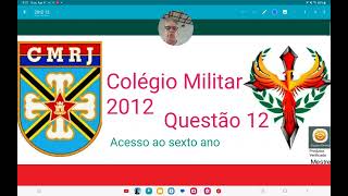 Colégio Militar 2012 questão 12 Numa eleição 65000 pessoas votaram O candidato que venceu 55 [upl. by Cutty]