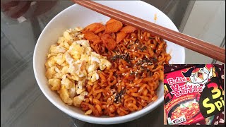 Korean spicy Noodles  Samyang 3x spicy Ramen  spicy noodles recipe  Ramen Recipe  Korean Ramen [upl. by Nnylatsyrc847]