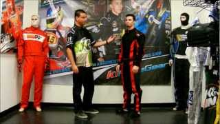 K1 RaceGear SFI 1 Triumph Auto Racing Driving Suit Product Information [upl. by Fabozzi286]