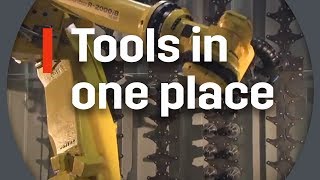 Fastems central tool storage CTS for CNC machine tools [upl. by Akeret144]