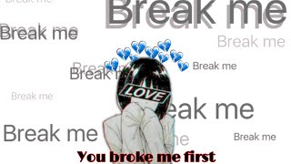 AMV You broke me first de Tate McRae Traduction FR [upl. by Eirased]