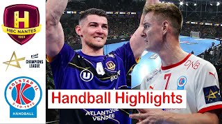 HBC Nantes 🆚 Kolstad Håndbold Handball Highlights EHF Champions League 2024 [upl. by Pasol524]