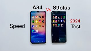 SAMSUNG A34 5G vs S9 Speed Test [upl. by Alaet]