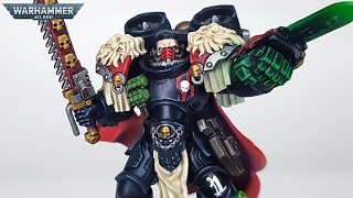 Dark Angels Captain with Jump Pack  Warhammer 40K [upl. by Ahsinal]