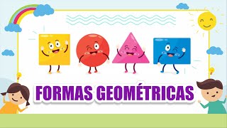 FORMAS GEOMÉTRICAS PLANAS básicas  Vila Educativa [upl. by Fabria808]