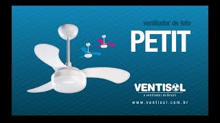 Ventilador de Teto Petit [upl. by Newlin]