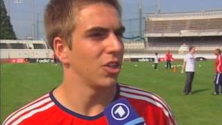 Philipp Lahm  20060731 BR  Blickpunkt Sport [upl. by Jemie]