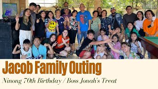 Jacob Family Outing  Birthday Celebration  Treat ni Boss Jonah [upl. by Ahsai]