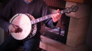 Irish tunes on tenor banjo Brown coffin hornpipe  Tierneys jig [upl. by Nhguavaj]