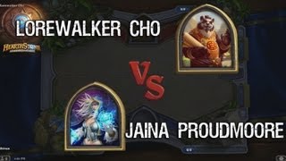 Hearthstone Tutorial  Jaina Proudmoore VS Lorewalker Cho [upl. by Raimundo]