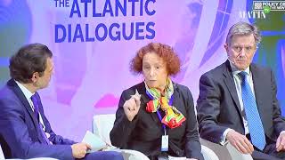 «The Atlantic Dialogues»  Entretien avec Ana Palacio ancienne ministre espagnole des AE [upl. by Kamat728]