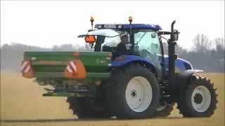 Fertilizing with New Holland TS100A [upl. by Files]