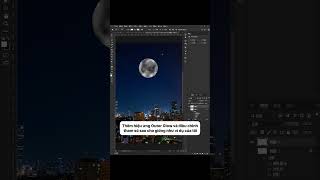 Tạo Mặt Trăng Bằng Ellipse và Hiệu Ứng genzacademyvn graphicdesign photoshop photoshoptutorial [upl. by Auqinahc64]