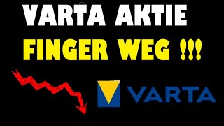 VARTA AKTIE UPDATE ✅ WAS PASSIERT BEI VARTA  ✅ JETZT NOCH EINSTEIGEN ODER FINGER WEG  ✅ [upl. by Arima]