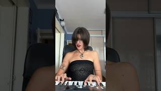 Senidah  Crno Srce cover 🌟🎀 cover music singing piano balkan balkanmusic [upl. by Martz481]