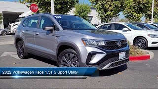 2022 Volkswagen Taos 15T S Sport Utility San Jose Sunnyvale Hayward Redwood City Cupertino [upl. by Dalury]