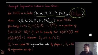 Module 23  Imperfect Information Extensive Form Games IIEFG [upl. by Neryt]