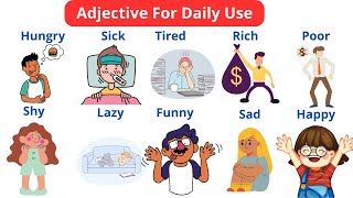 Adjective Words For Daily Use  Adjectives  English Vocabulary [upl. by Argyle]