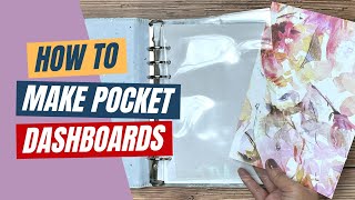 DIY Pocket Dashboards for A5 Planner Using Laminating Sheets [upl. by Seale]