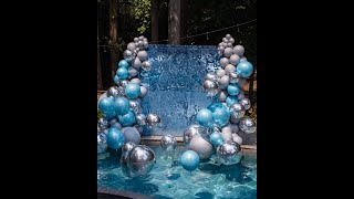 PREVIEW Luxury Pool Balloon Display Tutorial shorts [upl. by Favian318]