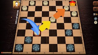 Checkers  Best Move Ever  Triple Capture  King [upl. by Annaear]