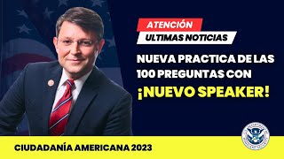 Nuevo Speaker of the House  100 Preguntas cívicas con Mike Johnson Ciudadanía Americana [upl. by Slavin35]