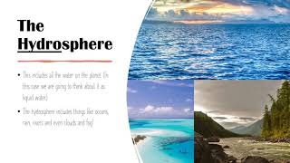 Earths 5 Spheres Geosphere Hydrosphere Cryosphere Atmosphere Biosphere [upl. by Dominica]