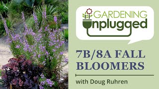 Gardening Unplugged  Zone 7b8a Fall blooming plants with Doug Ruhren [upl. by Nidorf610]