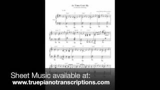 Casablanca “As time Goes By”  Herman Hupfeld Piano Solo [upl. by Ogires371]