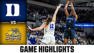 Duke vs South Dakota State Game Highlights  202425 ACC Womens Basketball [upl. by Yddur]