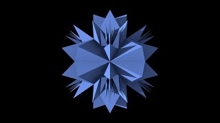 Fractal flower from stellated octahedron [upl. by Eusadnilem]