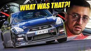 Scary Stuff in 800whp Nissan R35 GTR  Nürburgring [upl. by Karlyn]