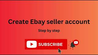 How to Create Ebay Seller Account 20242025  Easy Guide [upl. by Berke]