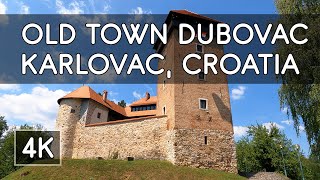 Walking Tour Old Town Dubovac Stari grad Dubovac Karlovac Croatia  4K UHD Virtual Travel [upl. by Cherice]