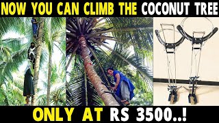 COCONUT TREE CLIMBING MACHINE  Best Coconut tree climbing Tool [upl. by Arras985]