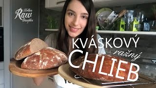 Kváskový ražný chlieb  Domáci a vegánsky recept [upl. by Anairdna]