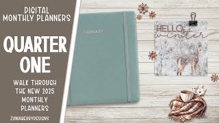 2025 Monthly Planners  Easy Peasy Digital Planning [upl. by Oiziruam233]