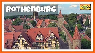 ¿Qué ver y visitar en ROTHENBURG el pueblo más bonito de EUROPA  Baviera 4  Alemania [upl. by Ieluuk]