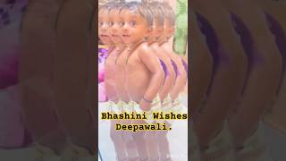 Celebrate Deepawali with Bhashini A Journey of Lights and Love diwali2024 deepawali shortsfeed [upl. by Norihs42]