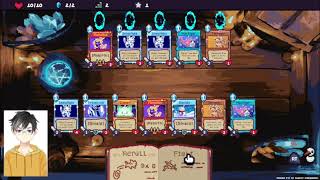 Playing the Kitty Cards Spellcats Auto Card Tactics Demo Game Review [upl. by Patin810]