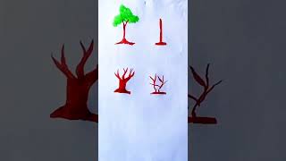 Types of trees 🥰❤️ art divineartist drawing viralvideo trendingshorts tree [upl. by Aiuhsoj928]