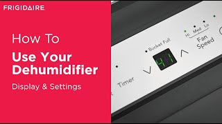 Understanding Your Dehumidifier Display amp Settings [upl. by Libbey]