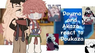 Douma and Akaza react to DoukazaenglishIndonesia🇺🇸🇮🇩bynalaoffcx [upl. by Ivel912]